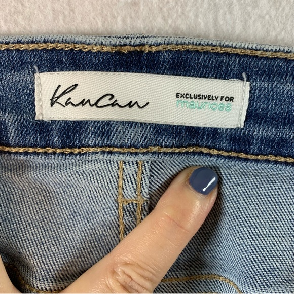 KanCan for Maurices Crop Jeans Sz 32 Light Wash - Picture 11 of 14